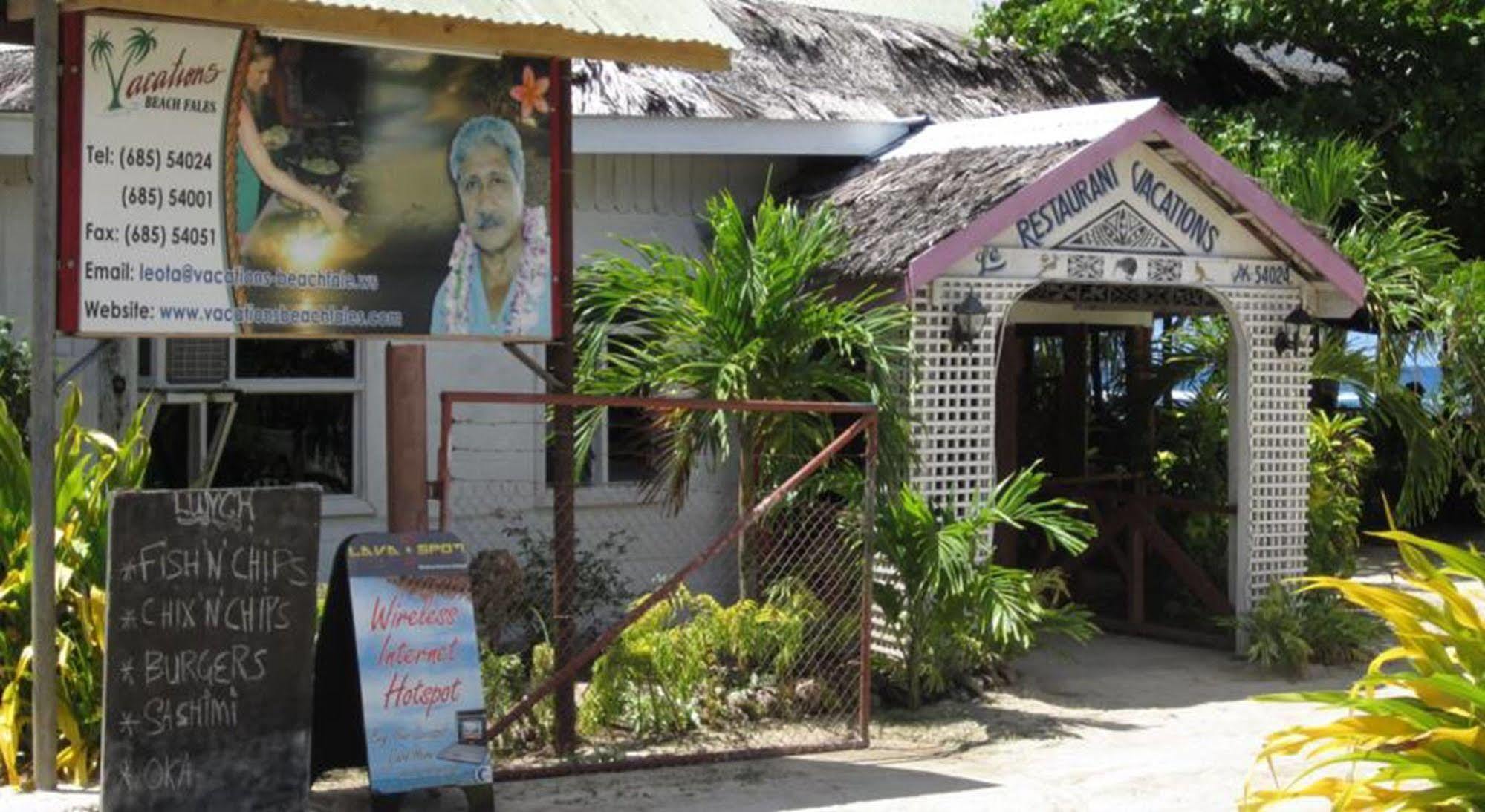 Vacations Beach Fale Hotel Manase Ngoại thất bức ảnh